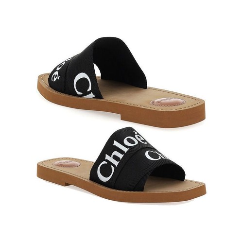Chloe sandales strap logo - strap,