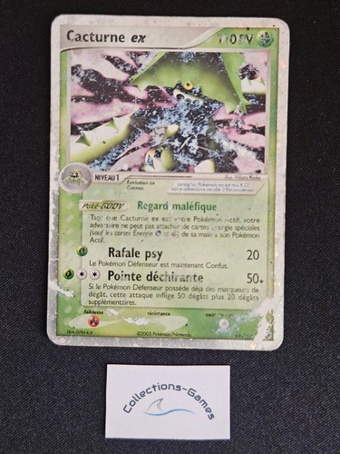 Carte pokémon cacturne - cacturne, ex
