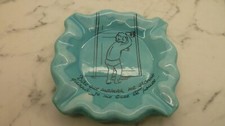 CENDRIER HUMORISTIQUE EROTIQUE CERAMIQUE CREATIONS A FERLAY  VALLAURIS - ASHTRAY