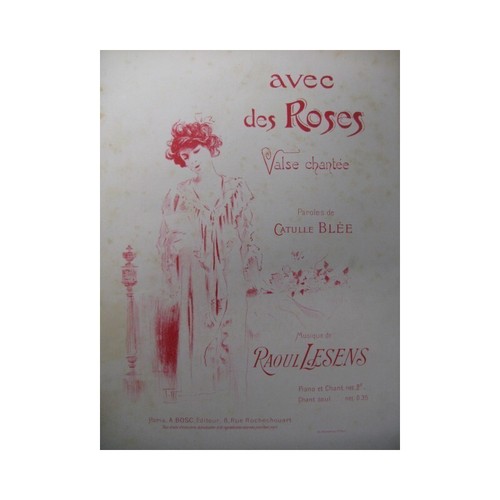 Lesens raoul avec des roses - des,