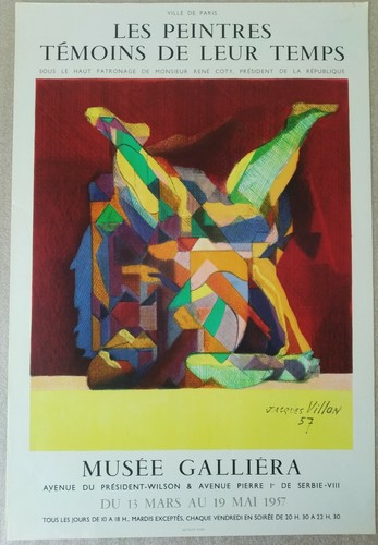 Villon jacques affiche - villon,