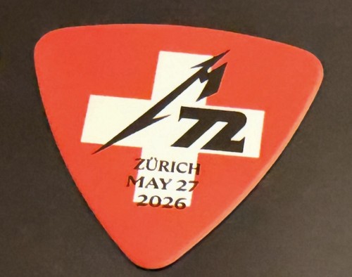 Metallica pick zurich may 27th - metallica,