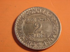 FRANCE. 2 FRANCS CHAMBRE DE COMMERCE 1922.