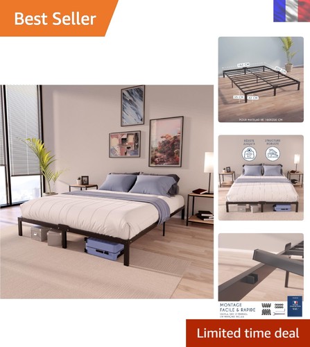 Lit avec sommier 160x200cm - sommier,