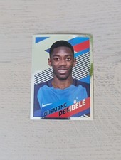 PANINI CARREFOUR World Cup 2018 Ousmane DEMBELE Rookie RC image Sticker Argent 