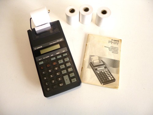Calculatrice rouleau canon - a,