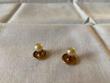 BIJOUX ANCIENS  : boutons de col / boutons  manchette XIXè MURAT perles de nacre
