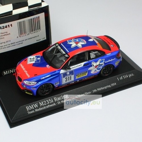 Minichamps bmw 235i racing - minichamps, m
