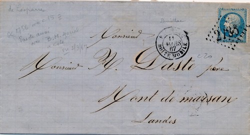 France lettre lesparre - france,