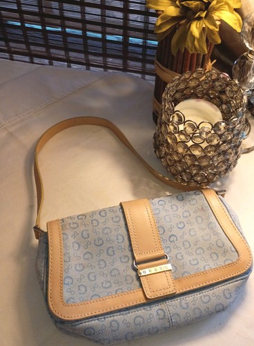 Guess blue logo print - guess, shoulder