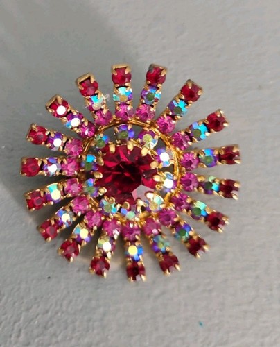 Broche rétro rosace bijou - rétro,