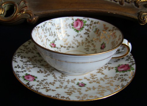 Paire thé porcelaine - de,