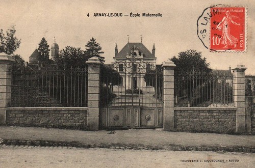 Cpa arnay duc côte - cpa,