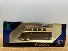 SOLIDO VOLKSWAGEN COMBI MARRON MODIFIÉ 1/18 EN BOITE gé D3