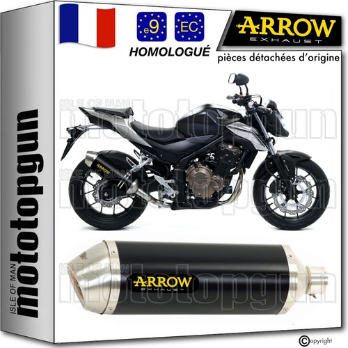 Arrow pot echappement approuve - arrow,
