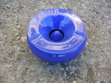 cendrier en céramique bleue