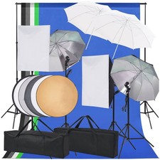 Kit d'Eclairage de Studio Photo Système de Photographie de Produit vidaXL