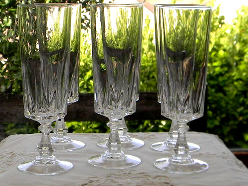 Flûtes champagne en - 6, à