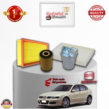 Kit De Maintenance 4 Filtres Seat Leon 1.9 TDI 66KW 90CV De 2002 À 2005