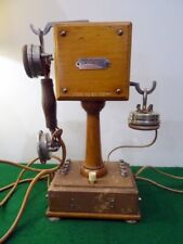 SUPERBE ANCIEN TELEPHONE ANTIQUE VINTAGE OLD PHONE ALTES ANTIK TELEFONO EURIEULT