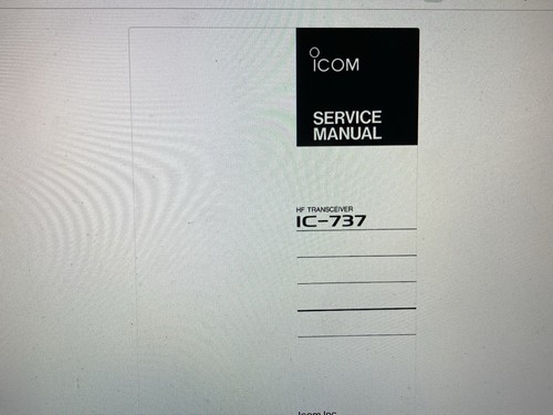 Icom 737 service - ic-737,