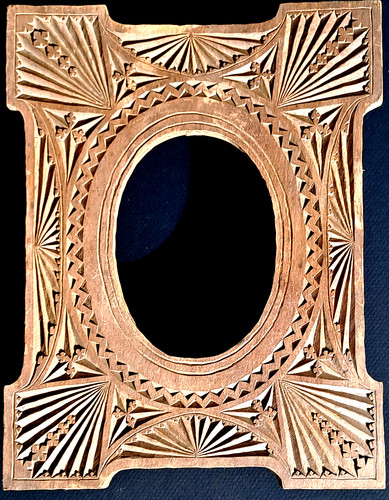 Ancien cadre photo bois - cadre,