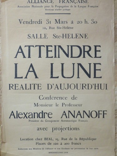 Affiche atteindre lune - atteindre,