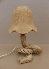 Lampe à poser corde AUDOUX MINET vintage design déco salon chambre bureau