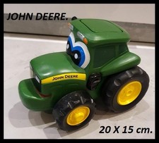 Tracteur John Deere vert à friction 20 X 15 cm