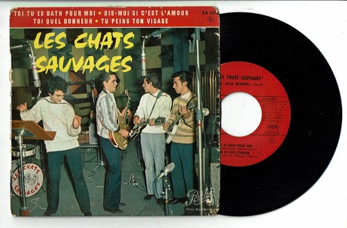 Les chats sauvages rock vinyle - chats,