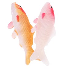 2pcs Prop Fish réaliste