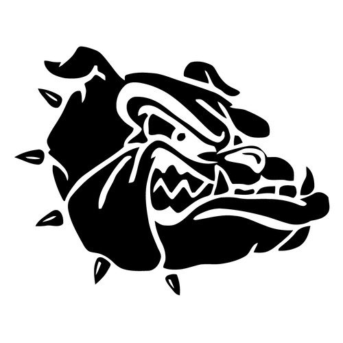 Sticker autocollant bulldogs - sticker,