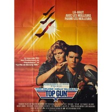 TOP GUN French Movie Poster  - 47x63 in. - 1986 - Tony Scott, Tom Cruise