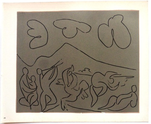 Pablo picasso linogravure - pablo,