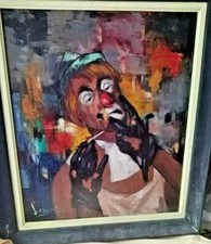 Grande peinture LE CLOWN