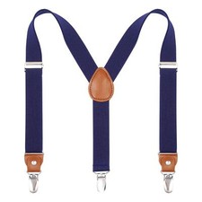 Bretelles pour Enfants Hommes Femmes Elasticated - Réglable 3 Taille Les Clip...