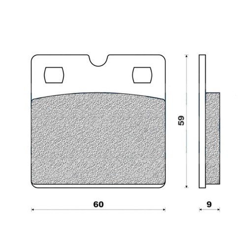 Plaquettes frein 188 g1054