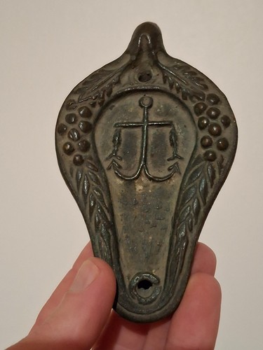Lampe huile terre cuite - lampe,