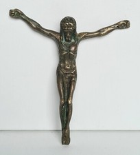 Ancien Christ bronze tête