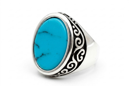Bague homme argent - en, 925