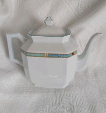 Cafetière porcelaine LIMOGES LETANG ET REMY modéle TULUM bleu