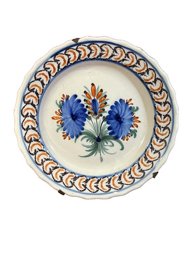 Ancienne assiette faïence - assiette,