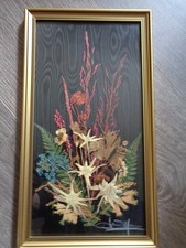 cadre tableau vintage fleurs