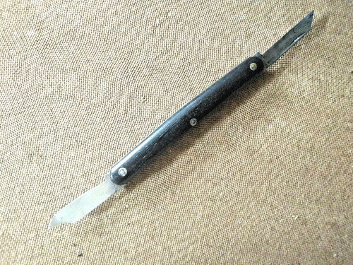 Ancien couteau pliant greffoir - couteau, pliant-greffoir