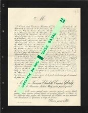 FAIRE PART DECES + Françoise Elisabeth Eugénie GLADY Veuve J. WEY + 1886 Paris