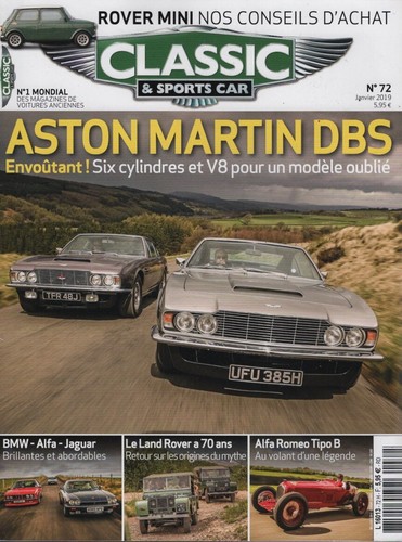 Classic sports car 72 - 72, aston