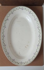 Plat ovale "Longwy" modèle