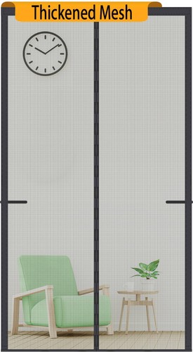 Upgraded magnetic screen door - magnetic,