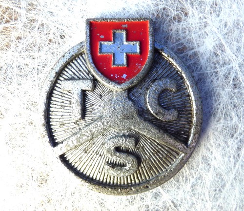 Plaque émaillée tcs touring - émaillée,