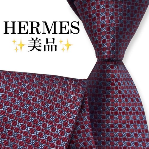 Cravate hermes en soie - cravate,